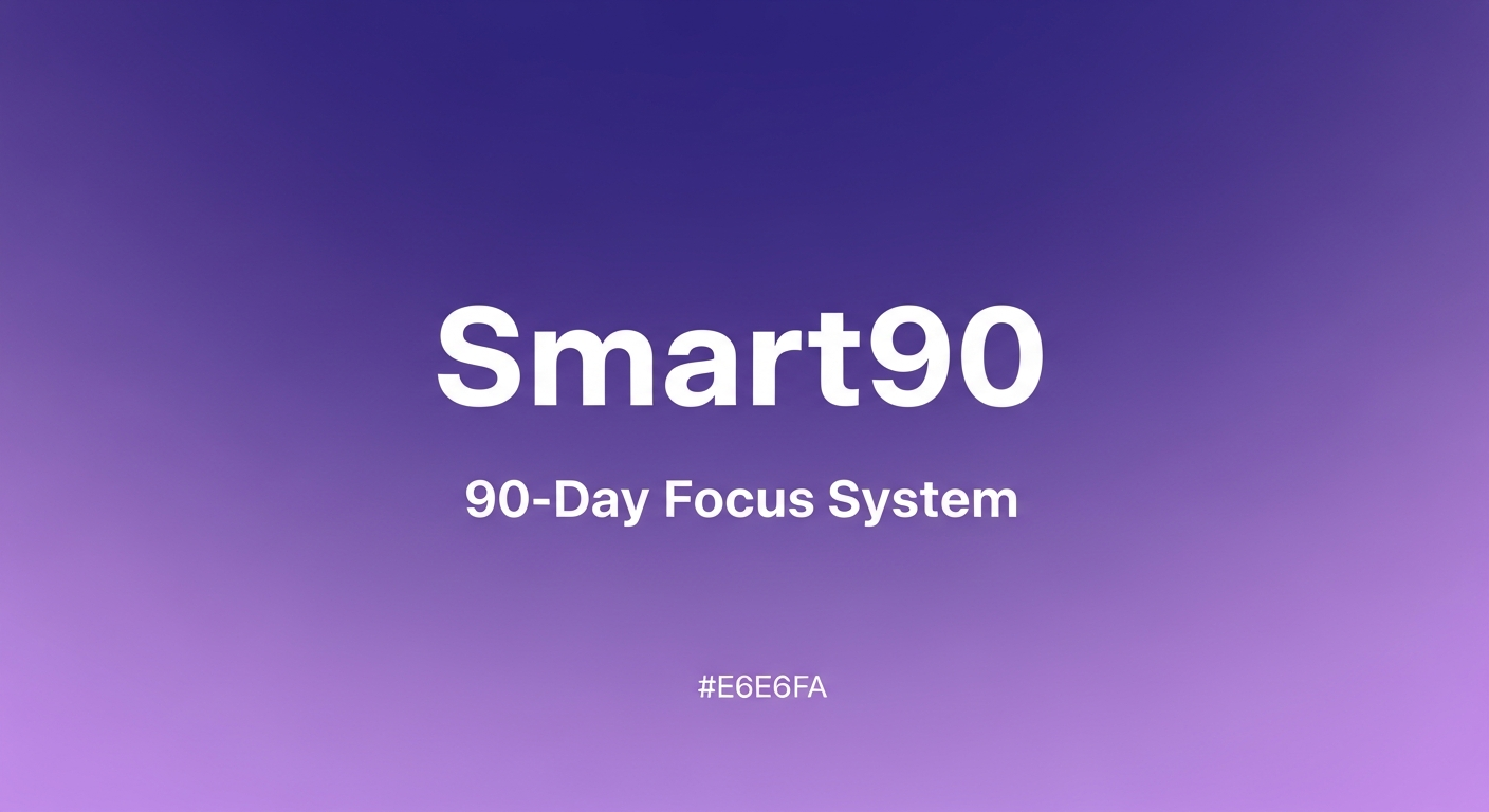 Why Quarterly Planning Beats Annual Goals — Smart90